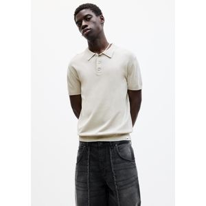Tricot Polo Met Korte Mouw