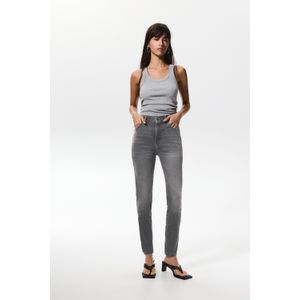 Skinny Jeans Met Hoge Taille