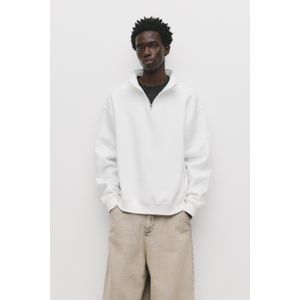 Basic Sweater Met Ritskraag