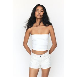 Denim Short Met Stras