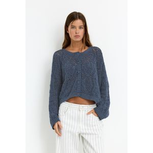 Opengewerkt Tricot Vest