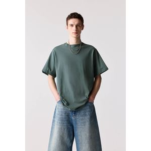 Basic Katoenen T-Shirt Met Korte Mouw
