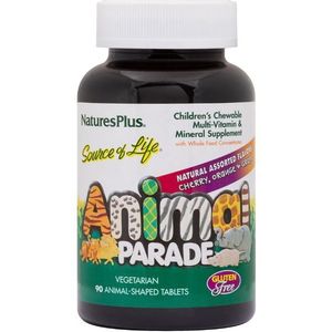Source of Life Animal - Parade Children&apos;s Chewable - Natural Assorted Flavors (90 Chewable Tablets) - Nature&apos;s Plus
