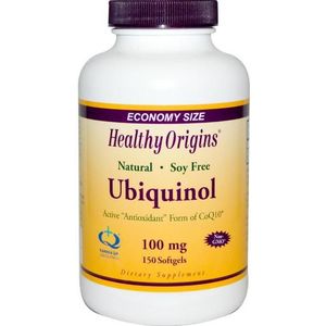 Ubiquinol Kaneka QH 100 mg (150 Softgels) - Healthy Origins