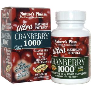 Ultra Cranberry 1000 (60 Tablets) - Nature&apos;s Plus