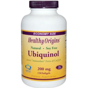Healthy Origins - Ubiquinol - 200 mg - 150 Gelcapsules - Antioxidanten