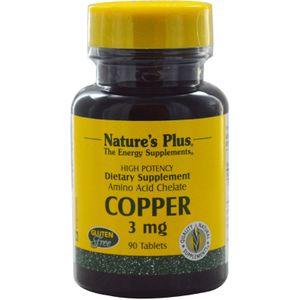 Copper, 3 mg (90 Tablets) - Nature's Plus