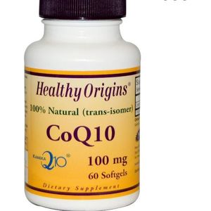 Healthy Origins - Co-enzym Q10 - 100 mg - 60 Zachte Gels