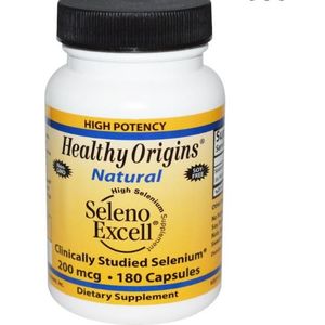 Seleno Excell Selenium 200mcg (180 capsules) - Healthy Origins