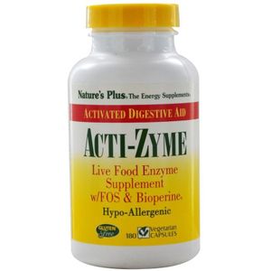 Acti-Zyme (180 Vegetarian Capsules) - Nature&apos;s Plus