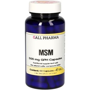 MSM 500 mg GPH (60 Capsules) - Gall Pharma GmbH