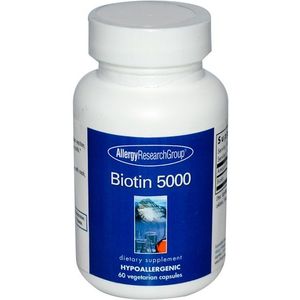 Biotin 5000 60 Veggie Caps - Allergy Research Group