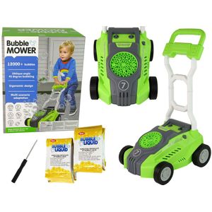 Speelgoed grasmaaier - bellenblaas machine - 30x26x55cm - groen