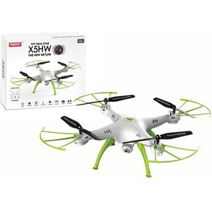 Drone met camera - wit en groen - 50 meter bereik - webcam compatibel