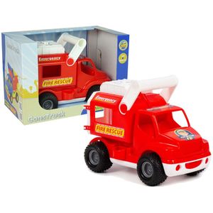 Speelgoed brandweerauto - 24x14x18 cm - vanaf 1 jaar