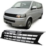 Radiateurgrill - Volkswagen T5 Busje Facelift 09-15 - Badgeloos - ZWART GLANS