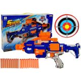 NERF gun foam geweer met schietoefening puntenbord 45 cm diameter