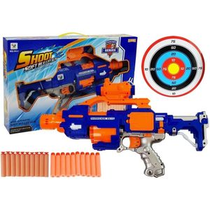 NERF gun foam geweer met schietoefening puntenbord 45 cm diameter