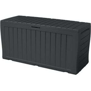 Tuinbox 270 Liter - Opbergbox 117x45x57 cm - Kussenbox - Antraciet