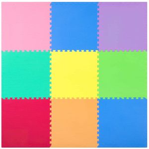 Speelmat baby - Foam puzzelmat - 180x180cm - Kleurrijk