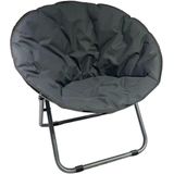 Campingstoel moon chair - donkergrijs - 82x68x79cm - tuinstoel