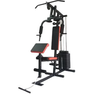 Krachtstation - home gym - met 45 kg gewicht - 138x103x200cm