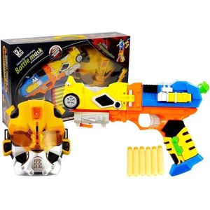 Speelgoed pistool - Robot - met Masker en patronen - 26 cm