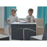 Kindersofa meubel schuim grijs & beige
