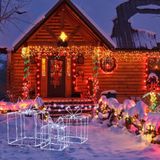 Led kerstcadeau verlichting - 190LED - koud wit - set van 3