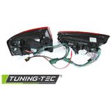 Achterlichten voor Audi A6 C7 11-14 SEDAN ROOD HELDER LED STRIP SEQ