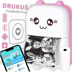 Mini Printer - Bluetooth - 210 DPI - 11x8x4 cm