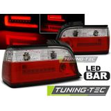 Achterlichten geschikt voor BMW E36 12 90-08 99 c/c rood helder bar LED