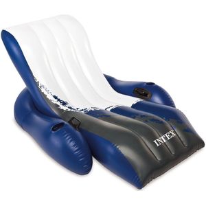INTEX - drijfstoel zwembad - opblaasbare stoel - 180x135 cm