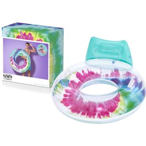 Bestway zwemband volwassenen - 118 cm - opblaasbaar - tie dye