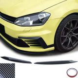 Koplampkappen boze oog carbon look paar voor VW Golf 7 5G 13-21