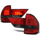 Achterlichten BMW X3 E83 01 04-06 ROOD SMOKE LED