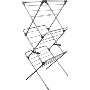 Uitvouwbaar droogrek - 15 M waslijn - 58x55x138 cm