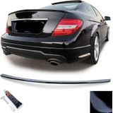 Spoiler - achterspoiler lip - voor Mercedes C Klasse type-C204 / Coupé 2011-2014 - glanzend zwart