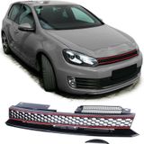 Autogrille - VW Golf 6 GTI 08-13 - Sportieve look - Honingraat ontwerp