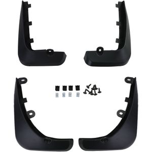 Spatlappen - voor VW New Beetle Cabrio 9C 2005-2010 - 4-delige set - zwart