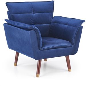 REZZO - fauteuil - stof - modern - 80x84x73 cm - marine
