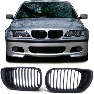 Radiateurgrille - BMW 3 Serie E46 01-05 - Sport Rooster - Performance Zwart