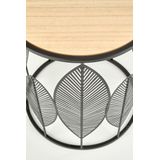 FOLLA - salontafel - set van 2 - 40x45x40 cm - zwart