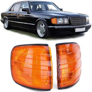 Knipperlichten - voor Mercedes S-klasse W126 1979-1991 - oranje