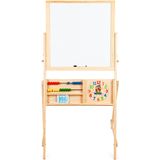 Schoolbord - krijtbord & whiteboard - 50x56,5x115 cm - hout