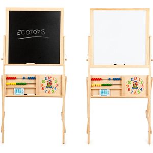 Schoolbord - krijtbord & whiteboard - 50x56,5x115 cm - hout