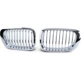 Grill Nieren - BMW 3 Serie E46 Coupe Cabrio 99-03 - Sport Rooster - Chroom