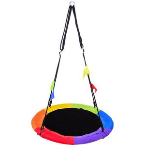 Nestschommel 110 cm - Regenboog - Waterafstotend