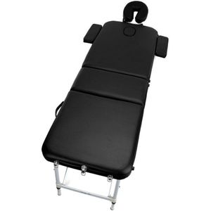 Verstelbaar Massagebed - 3-segment - 65-87 cm - ecologisch leer