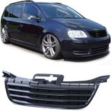 Autogrille - VW Touran 1T 03-06 Caddy III 04-10 - Badgeloos & Zwart